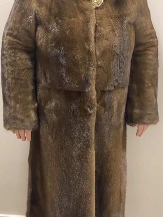 Шуба норка цельная