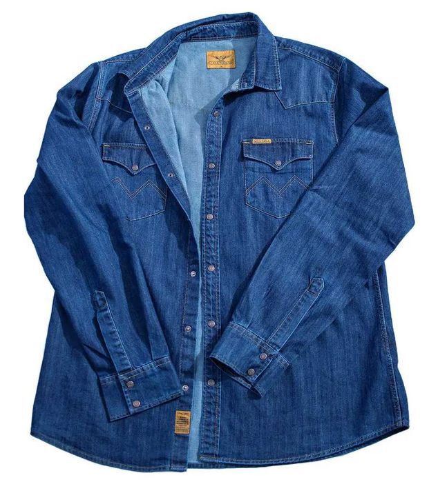 Джинсовая рубашка "Wrangler", "Levis" & "Montana"