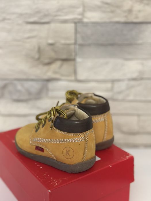 Ghete copii KIKERS de piele