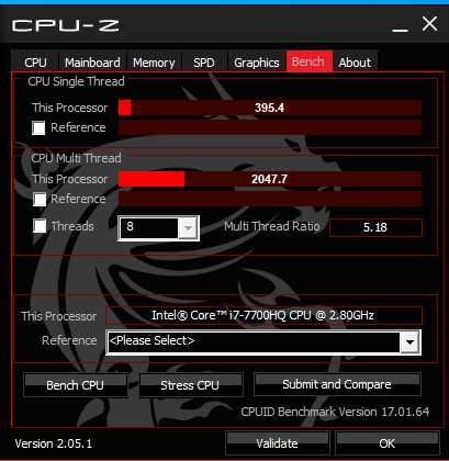 MSI GP72 Leopard Pro (i7-7700HQ, GTX 1070 VRAM 8GB, DDR4 32Gb)