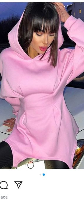 Анорак бледо розаво