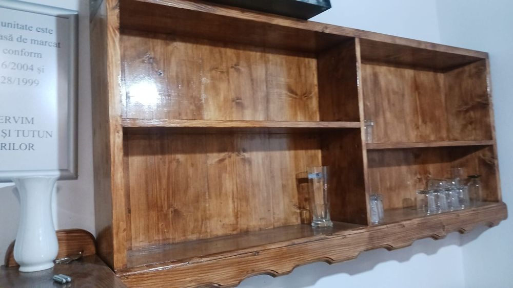 Vand bar ,complet cu sertare ,suport de pahare