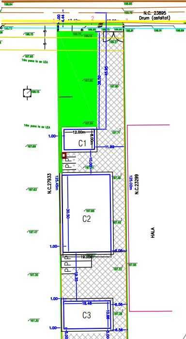 Proprietate industriala noua 800m2 de Hale si 100m2 de birouri