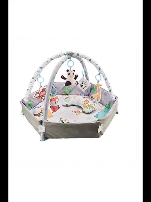 Развивающий коврик с игрушками для малышей 110х115 см доставка бесплат