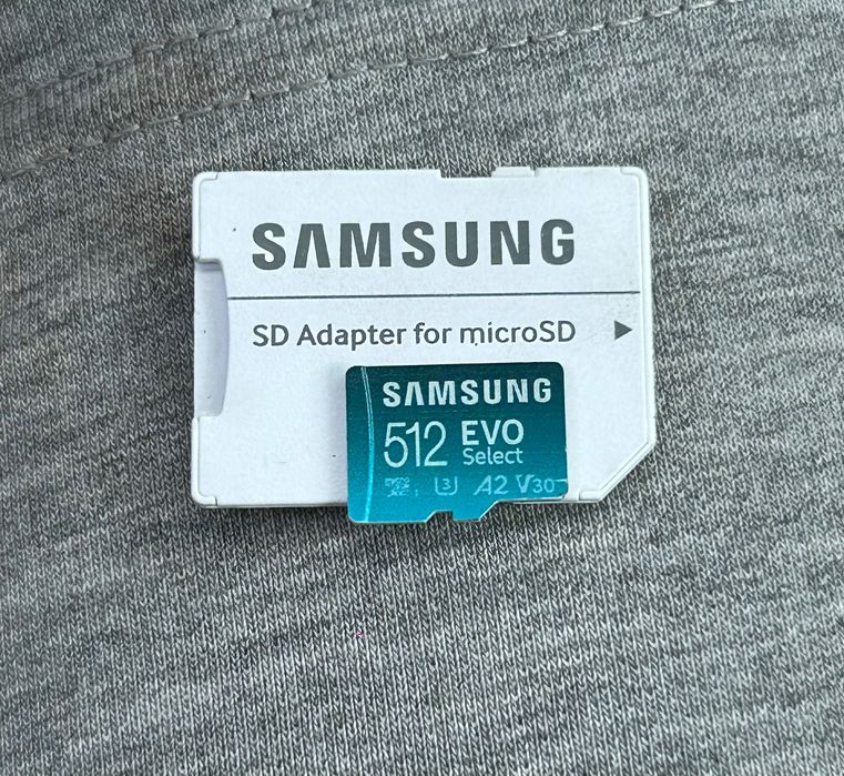 SD Card Samsung 512gb Evo Select