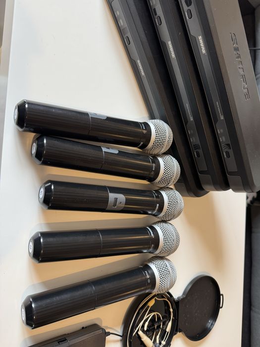 Set Profesional Shure - 6 Linii Wireless (5 Microfoane + Bodypack/Lavalieră)