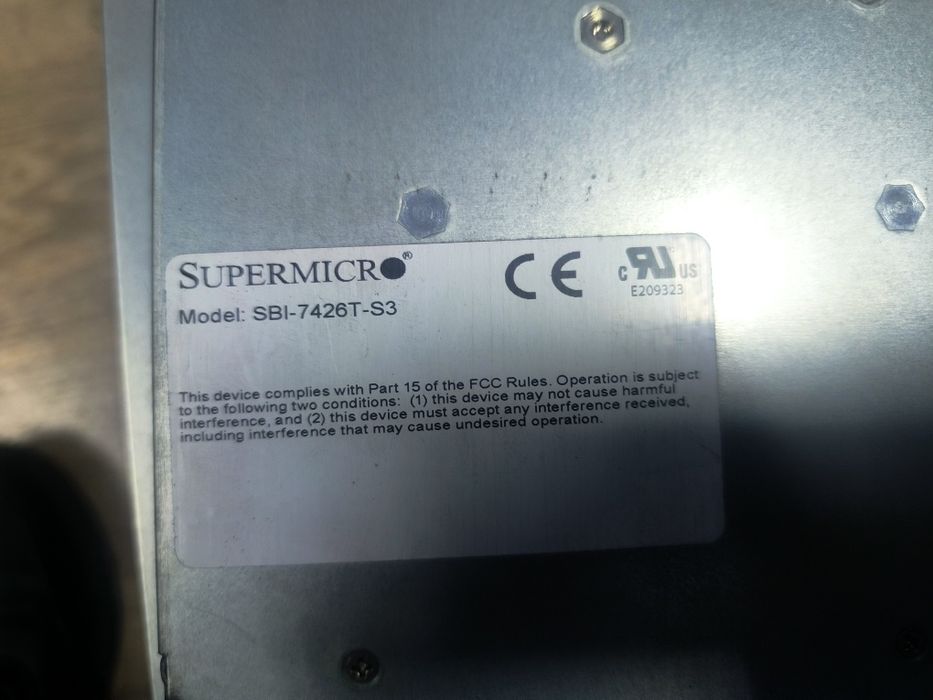 Серверная платформа Blade Supermicro с лезвиями