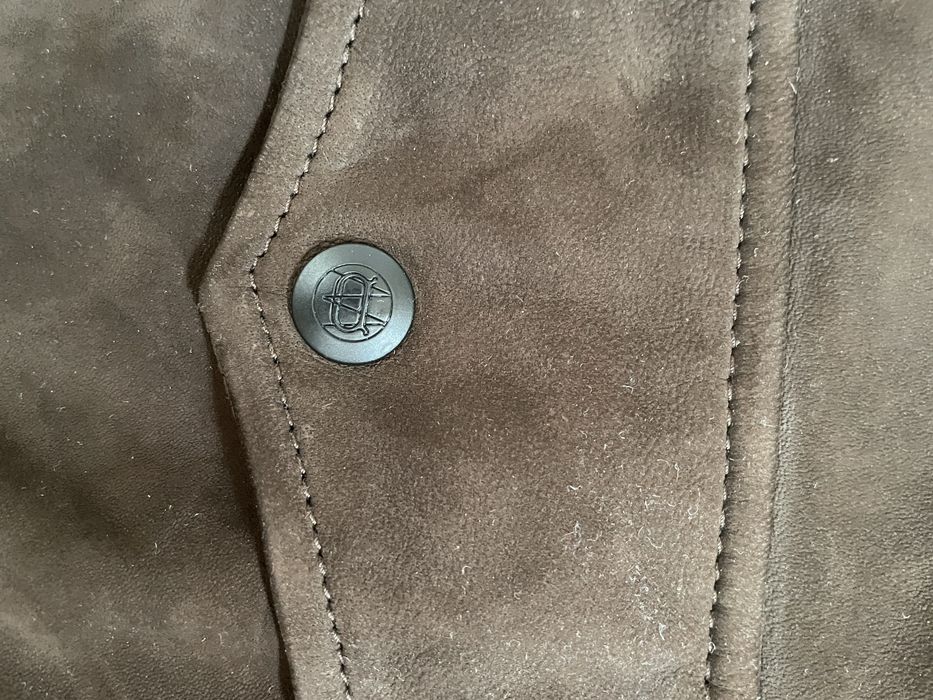 Geacă de piele Massimo Dutti nouă