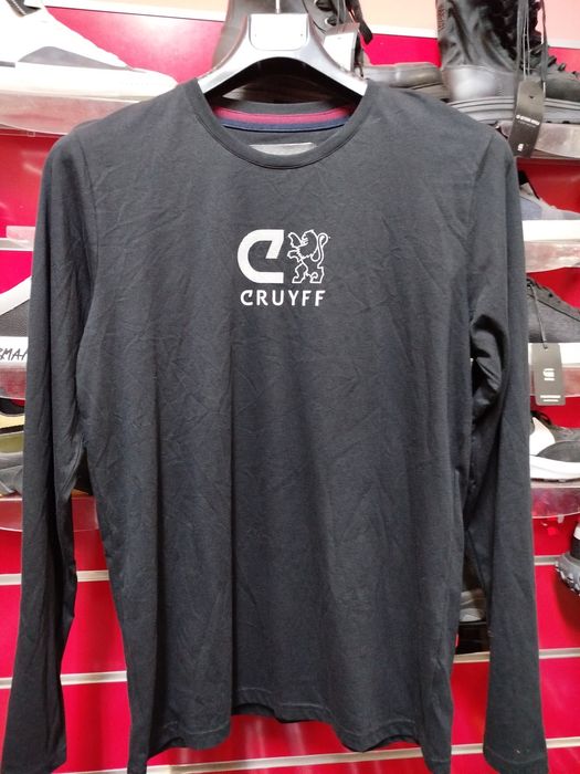 Оригинална блуза Cruyff L , XL , XXL нова мъжка черна фланела Кройф