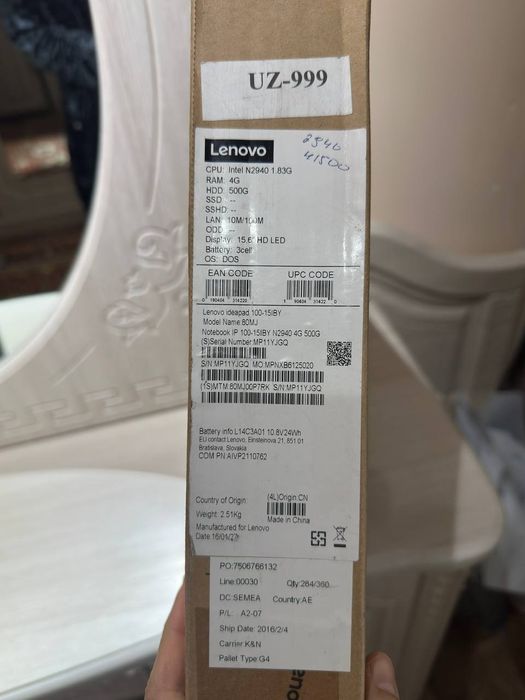 Notebook Lenovo | Windows 10