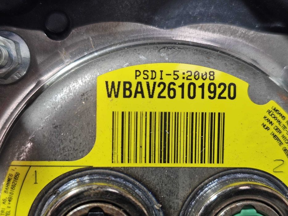 Airbag volan BMW Seria 1 E81 E82 E87 E88 / Seria 3 E90 E91 2004-2013 2008 2.0d 105kW Cod OEM: 32306884672, 6884672 (5G3)