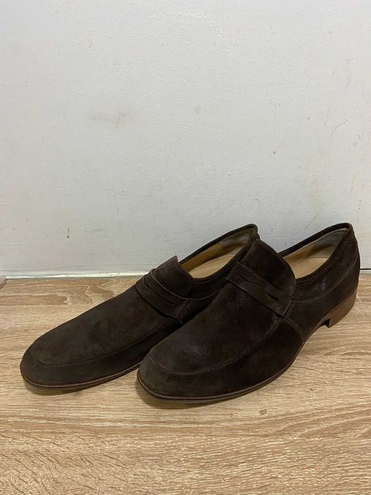 Pantofi piele maro Gazzarrini - Made in Italy Vero Cuoio - marime 45