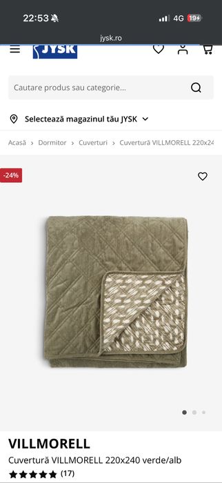 Cuvertura noua pret 120lei 220*240