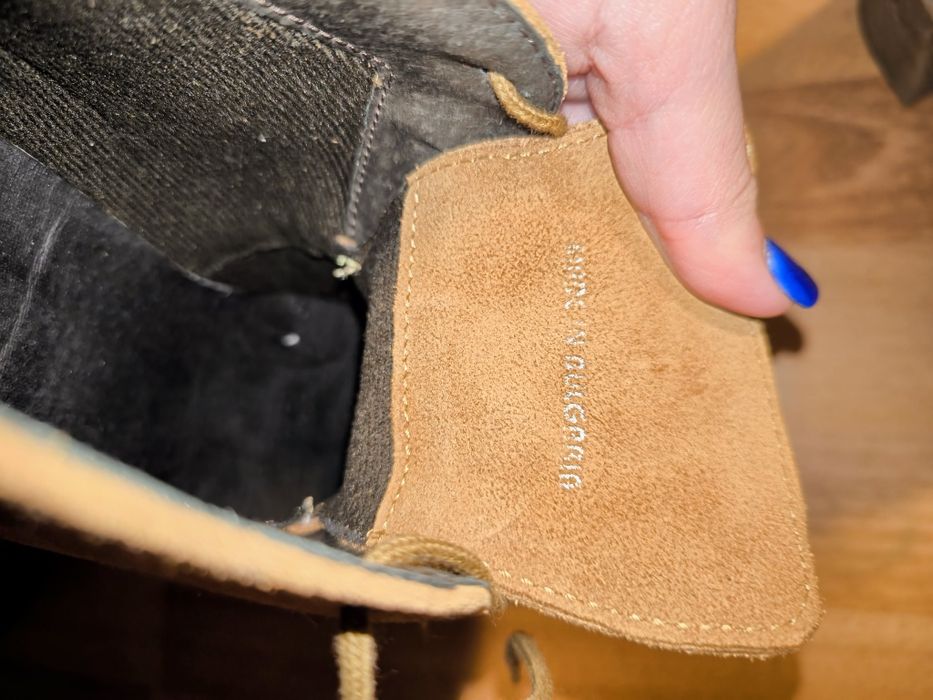 Botine Bata piele naturala intoarsa 38