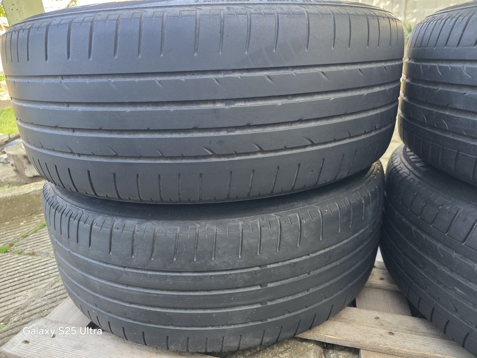 Лети джанти 18ки 5х114.3 Anzio + летни гуми 225/55/18 Bridgestone