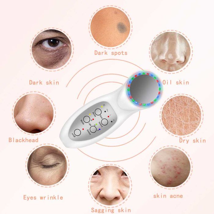 Портативен фотон ултразвук за акне, бръчки, целулит, ултразвуков уред