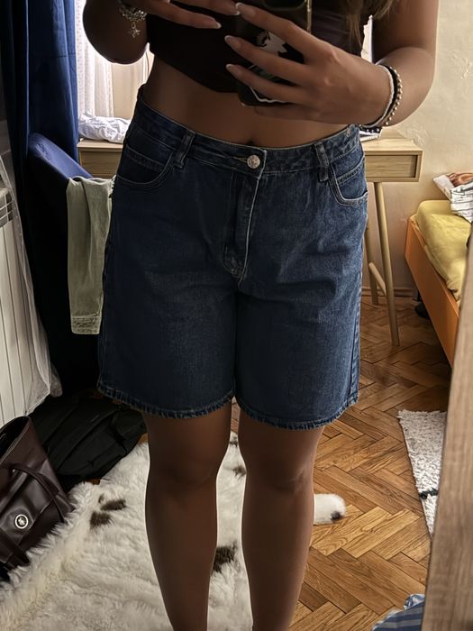 Къси дънкови панталонки