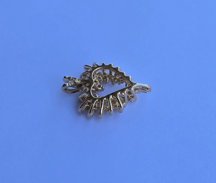 Pandant din aur galben 14k cu diamante naturale