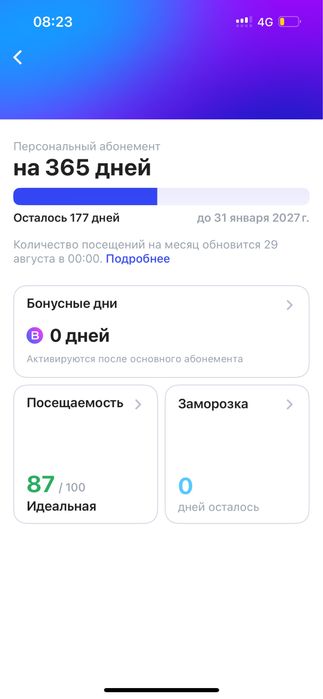 Продам абонемент 1Fit
