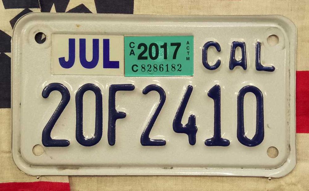 Американски Мотоциклетени регистрационни номера табели USA CAN PANAMA