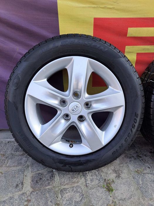 16" оригинални джанти за КИА, Хюндай 16 5 114.3 всесезонни гуми 205 55