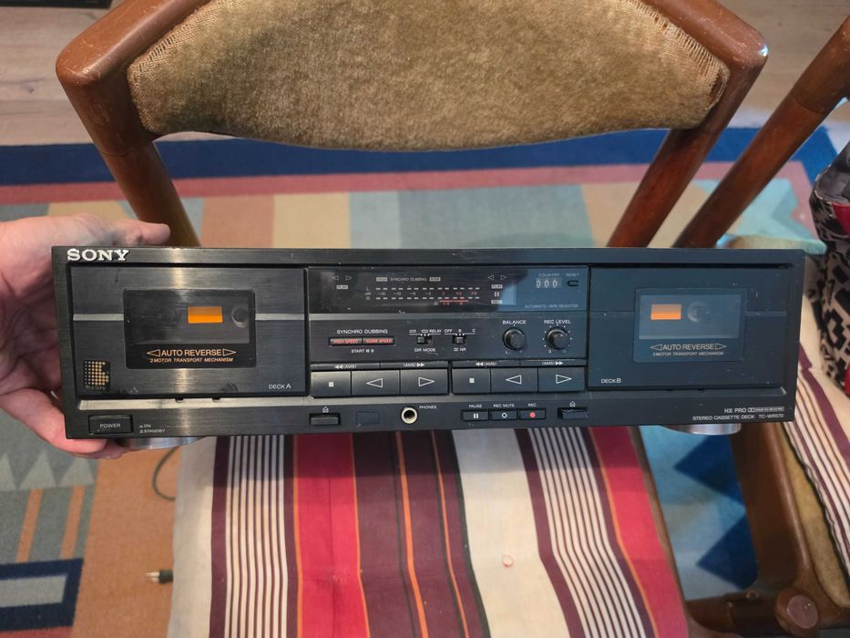 SONY MODEL NO. TC-WR570 Двоен касетъчен дек