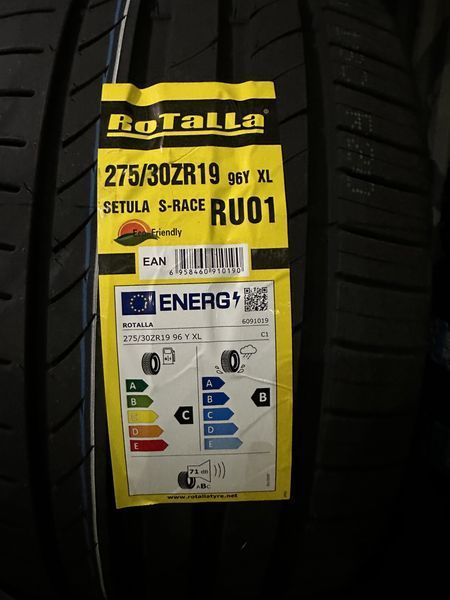 Нови летни гуми ROTALLA SETULA S-RACE RU01 275/30R19 96Y XL БОРД