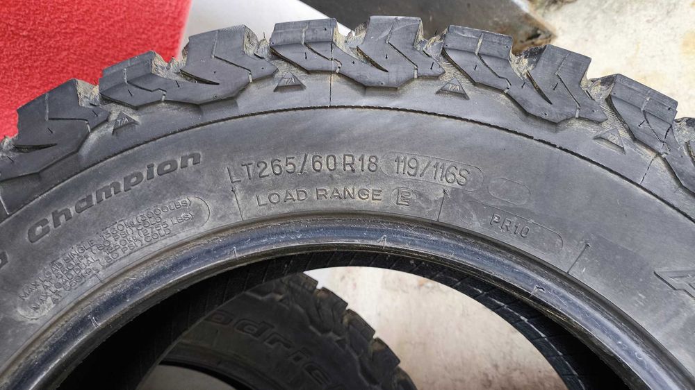 4 бр. гуми BFGOODRICH ALL-TERRAIN 265/60/R18