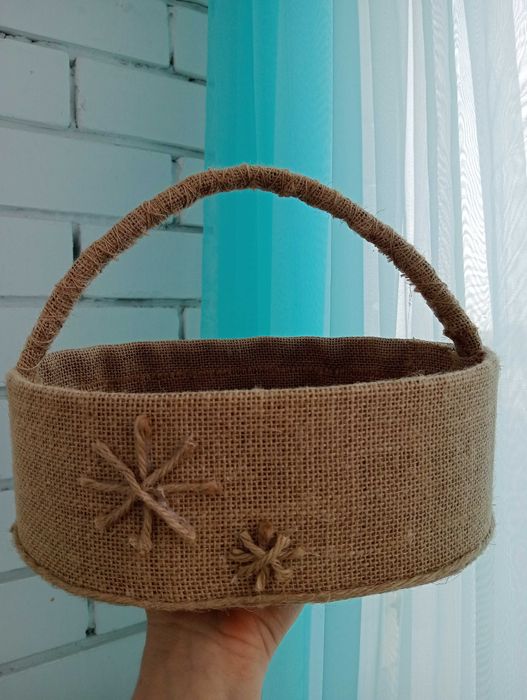 Корзины из джута