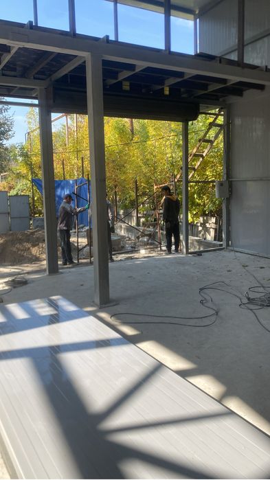 Монтаж Сэндвич-панелей