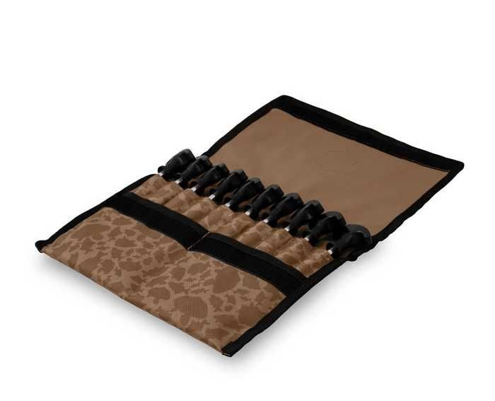 Set 10 cuie cort + husa 20,5 cm. / 7 mm. - Delphin KL