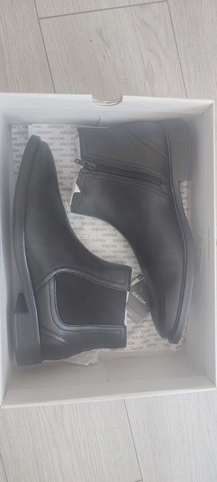 Кожени мъжки боти GEOX, НОВИ, НОМЕР 41