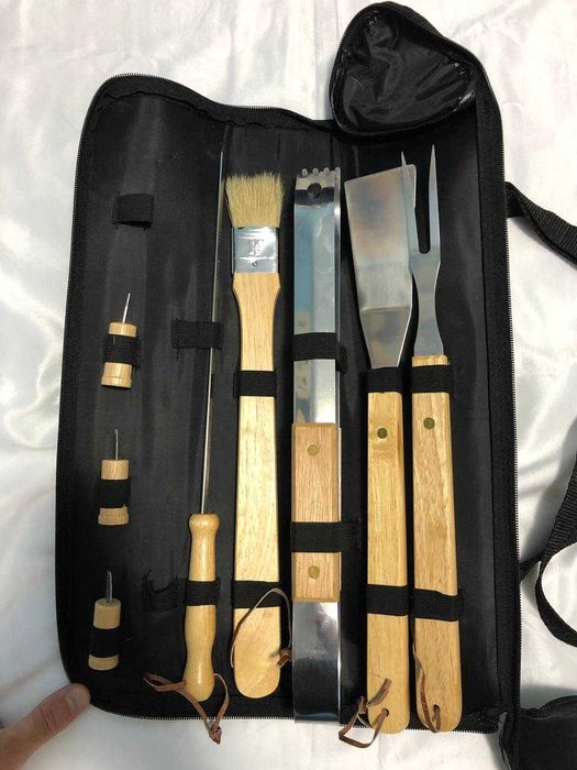 CADOU CRĂCIUN - Set gratar. ceaun. frigare. BREMEN Fried