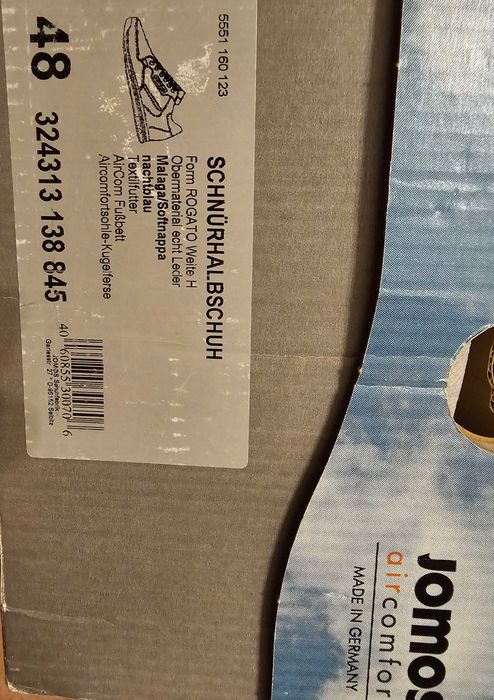 Немски качествени нови обувки продавам 48 номер - 32,5 см.