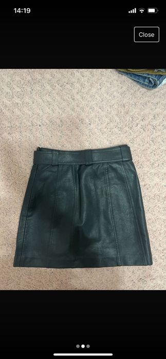 Fusta imitatie piele Xs Straduvarius