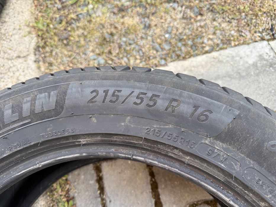 ОТЛИЧНИ Единични Бройки Летни Гуми С Борд 215/55R/16 -MICHELIN- DOT:0219- 5.0мм. *20€ за 1бр*