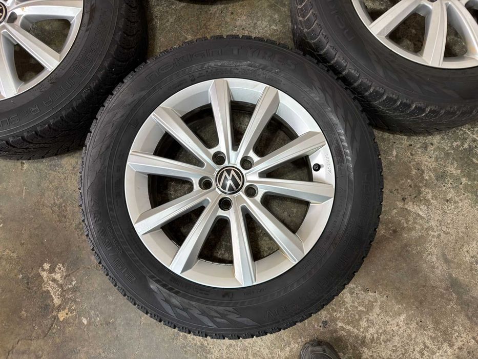 Jante Passat 17 5x112 ET38 + 215/65 R17 iarna Passat Tiguan