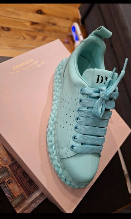 Маратонки кожени