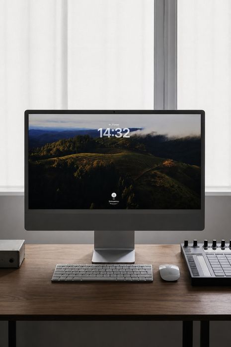Apple iMac 24" M1 / 8 GB / SSD 256 GB + клавиатура и мышь