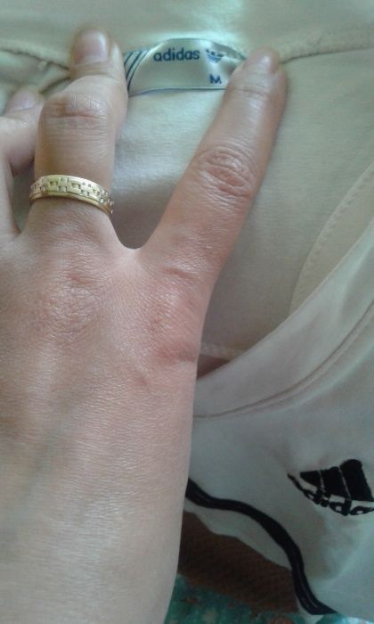 Tricou /Bluza kimono / Maiou alb cu negru Adidas , M