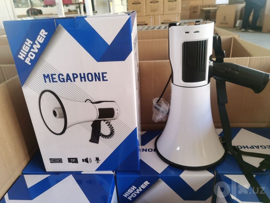Megaphone Мегафон Рупор мощщщный 50 W доставка Бор