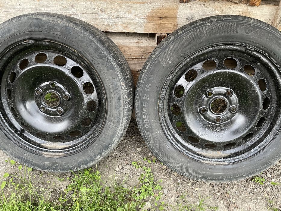 Jante 5x112 cu cauciucuri m+s