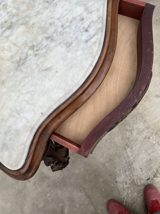 Vand masa vintage din marmura