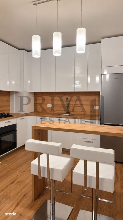 Apartament nou 2 camere, 78 mp, etaj 1, centrala, parcare, Braytim