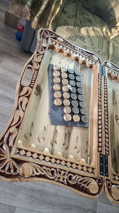 Нарды Ручной работы с резкой