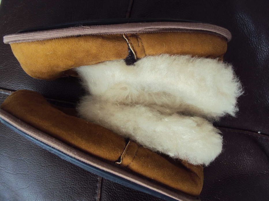 Детски пантофки от естествена кожа, номер 32/33