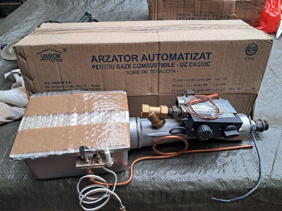 Automatizare ptr sobe de teracota din tabla pe gaz