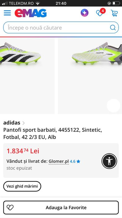 Adidas Predator Accuracy.1 Low, originali