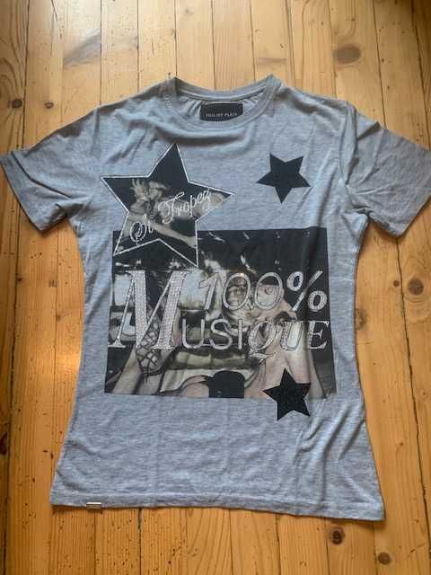 PHILIPP PLEIN сива тениска 100% оригинална