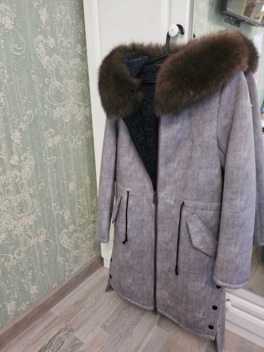 Продам дубленку 100 см